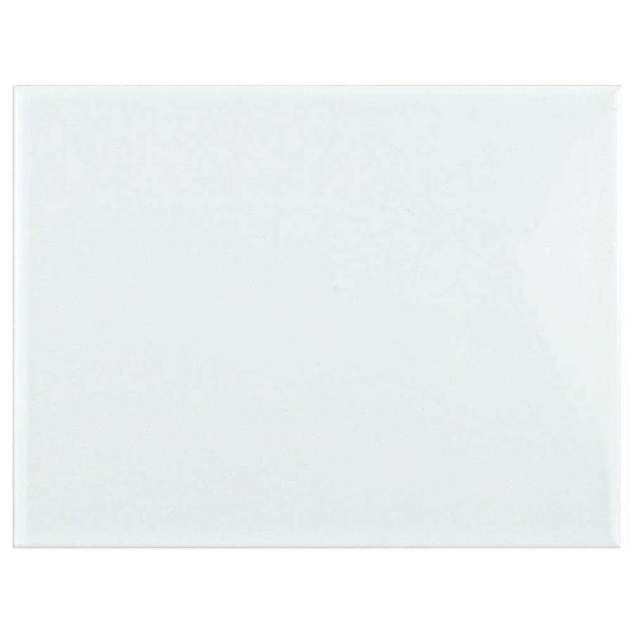 Ceramic Tile in Retro White Ice colorway