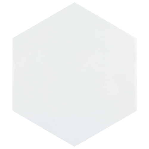 Ceramic Tile in Glossy Blanco colorway