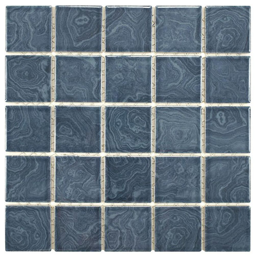 Resort Beach Blue Porcelain Mosaic Tile