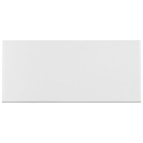 Revival White Ceramic Bullnose Trim Tile