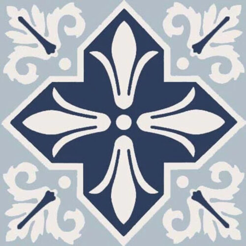 Broadway Blue Resa Porcelain Tile