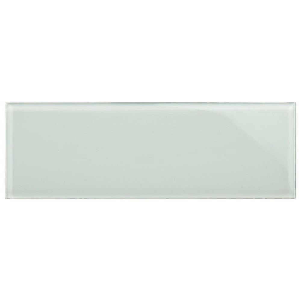 Glass Tile in Grand Subway Ice White colorway