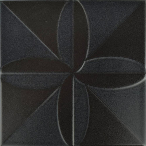 Triplex Fronteira Black Ceramic Tile