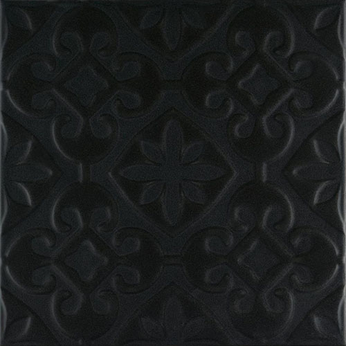 Triplex Valverde Black Ceramic Tile