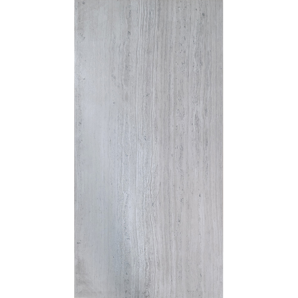 12 x 24 Rush Silver River Vein Cut Semi Polished Finished Porcelain Tile