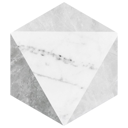 Classico Carrara Peak Porcelain Hexagon Tile