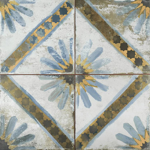Kings Marrakech Blue Ceramic Tile
