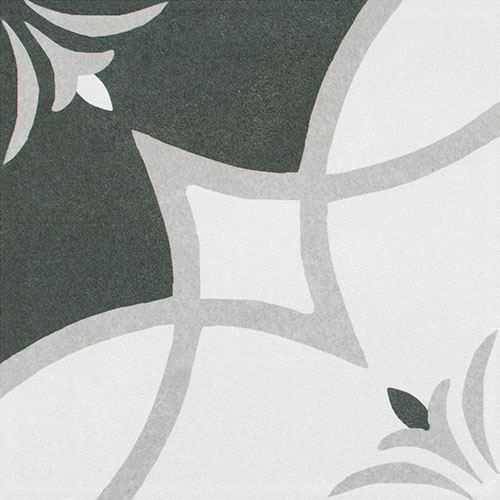 Twenties Crest Ceramic Tile