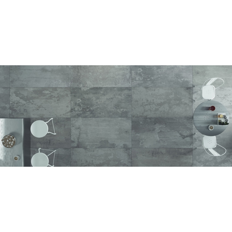 Raw Grey Rectified 12 x 24 Porcelain Tile