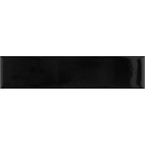 Metro Soho Subway Glossy Black 1-3/4"x7-3/4" Porcelain Tile