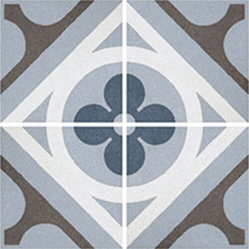 Cementine Retro 1 8 x 8 Porcelain Tile