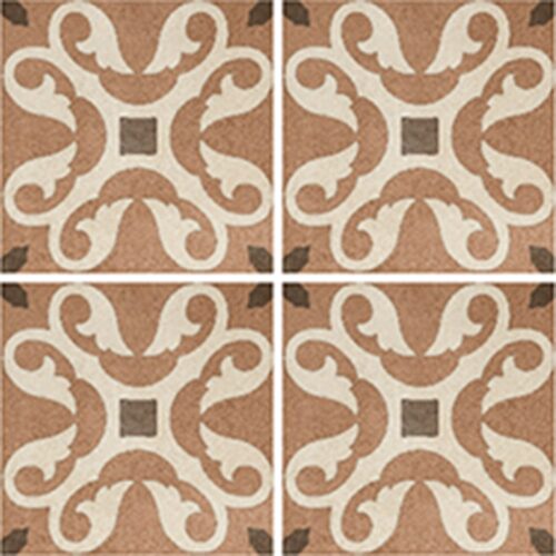 Cementine Retro 3 8 x 8 Porcelain Tile