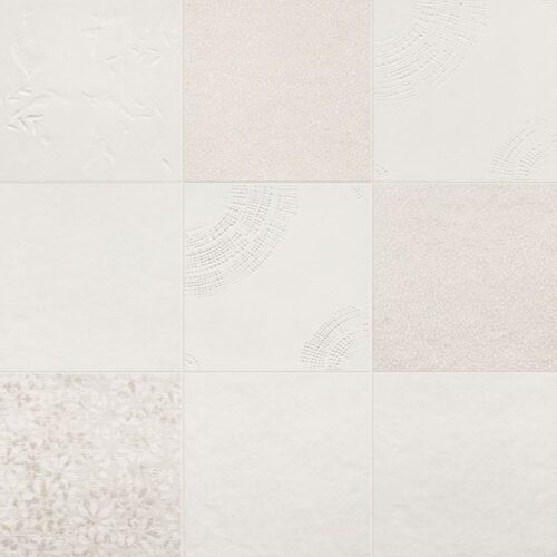 Chymia Mix 1 White 12 x 12 Porcelain Tile