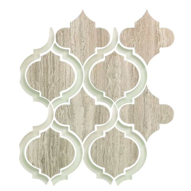Alice Grey 9.75 x 11.75 Mosaic Tile