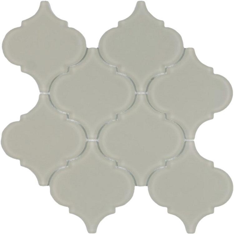 Arabesque Beige Frosted 10 x 10.5 Mosaic Tile