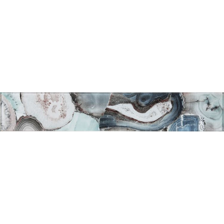 Aura Shell Green 4 x 24 Mosaic Tile