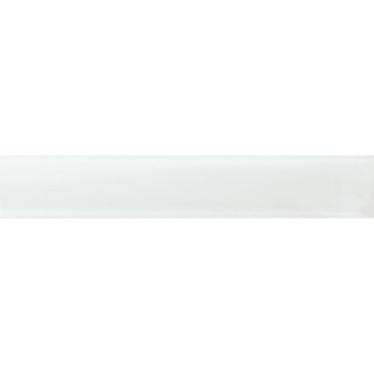 Aura White Shining 4 x 24 Mosaic Tile