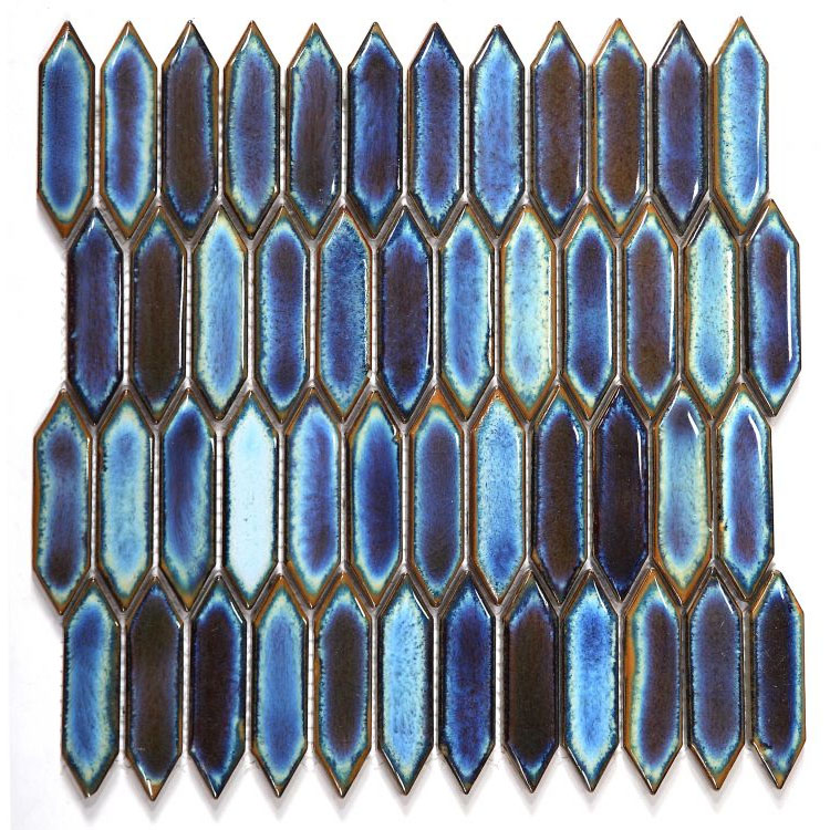 Chelsea Blue 11 x 11.25 Mosaic Tile