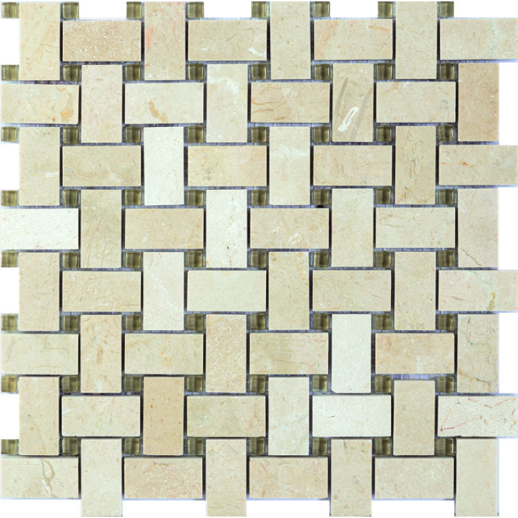 Cross Beige 12 x 12 Mosaic Tile