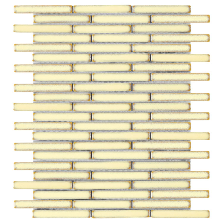 Hulu Ivory Spike 11 x 12 Mosaic Tile