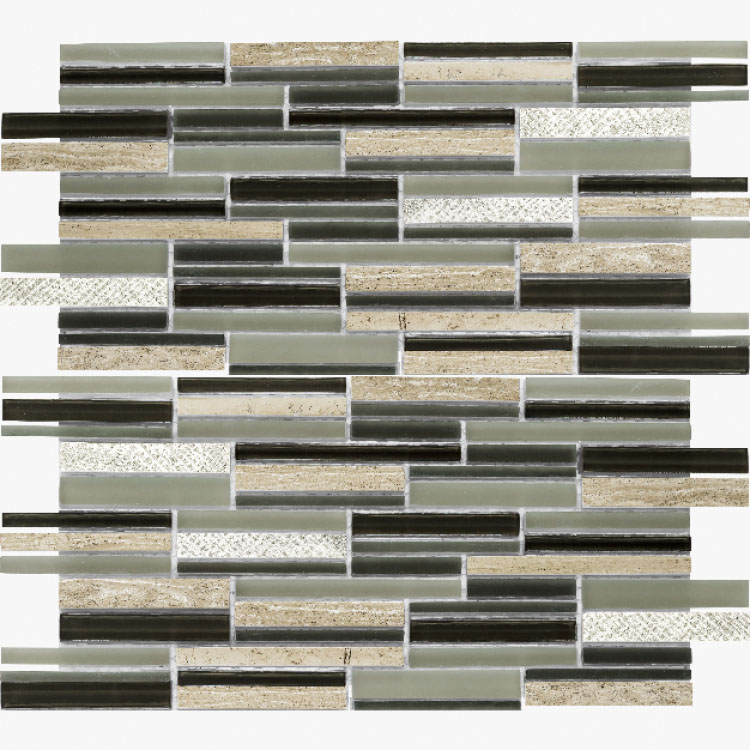 Inga Grey 11.75 x 11.75 Mosaic Tile