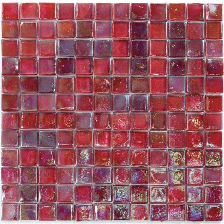 Laguna Burgundy 11.75 x 11.75 Mosaic Tile