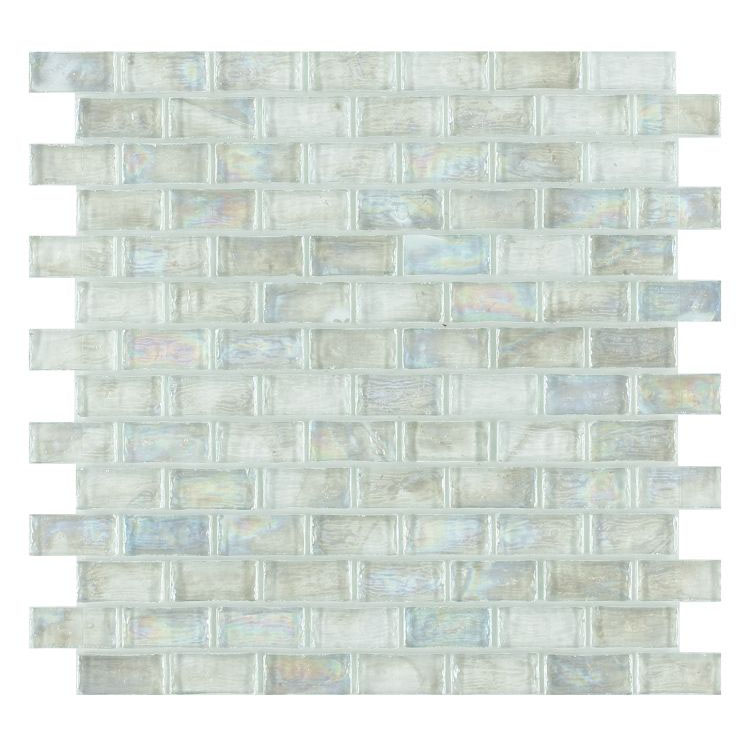 Malibu Clear Brick 12 x 12 Mosaic Tile