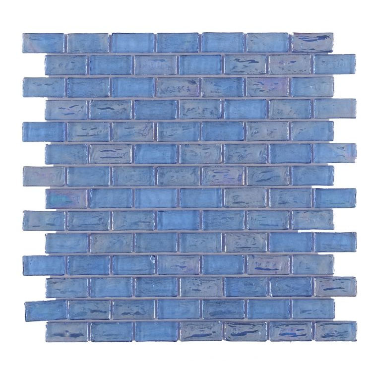 Malibu Iris Brick 12 x 12 Mosaic Tile