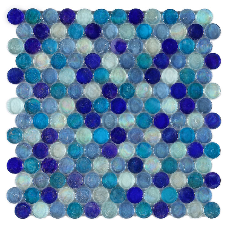 Malibu Sky Penny 12.25 x 12.25 Mosaic Tile