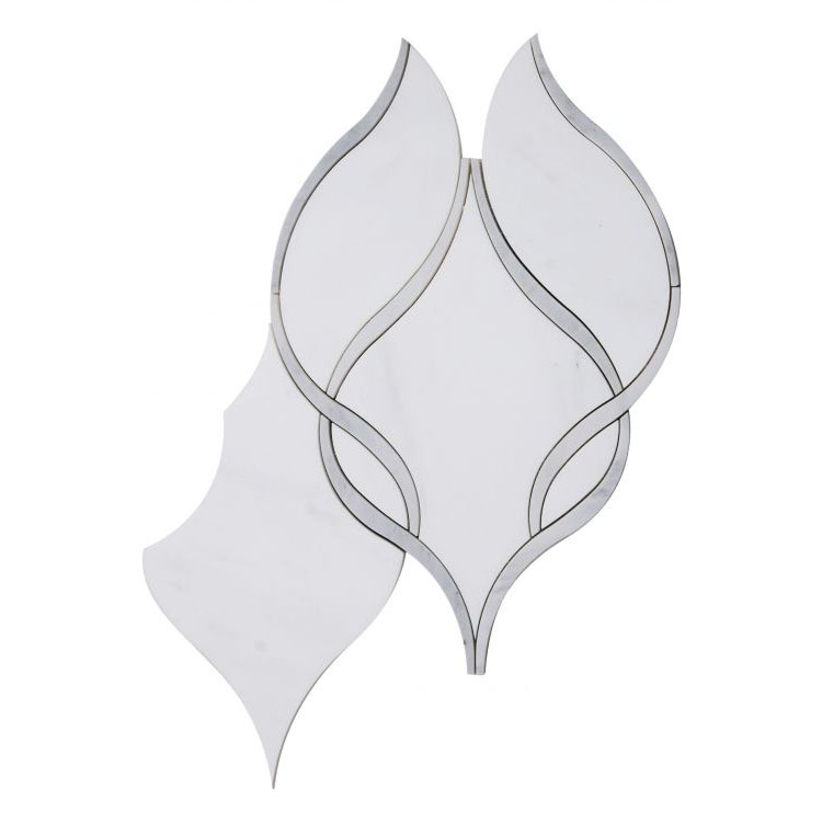 Prestige Large White 8.75 x 11 Mosaic Tile