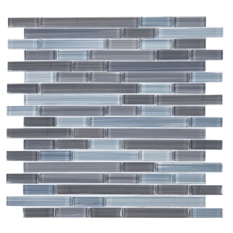 Rain Grey 11.75 x 12 Mosaic Tile