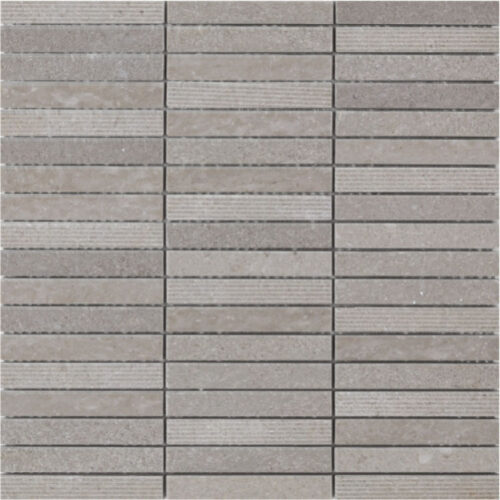 Slot Grey 12 x 12 Mosaic Tile