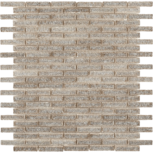 Super Grey Slim 11.75 x 11.75 Mosaic Tile