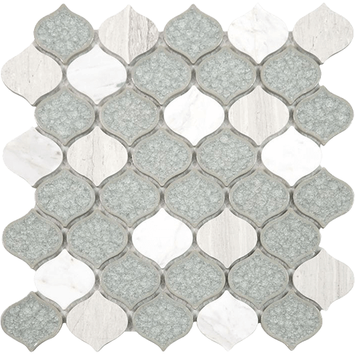 Van Gogh Blue 11 x 11 Mosaic Tile