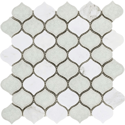 Van Gogh Carrara 11 x 11 Mosaic Tile