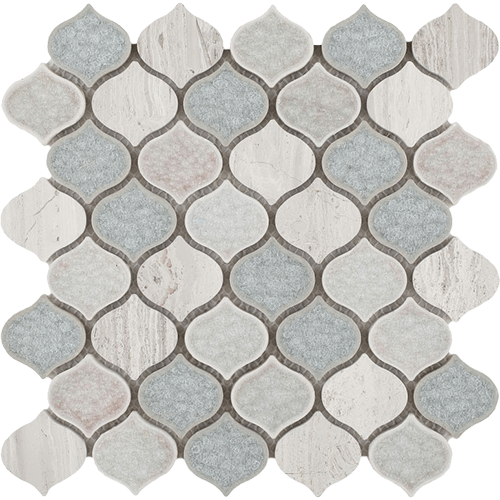 Van Gogh Flare 11 x 11 Mosaic Tile