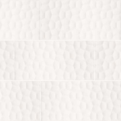 Ceramic tile in Adella Viso White 12x24 Satin