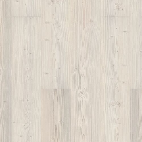 Laminate flooring in Paper White colorway