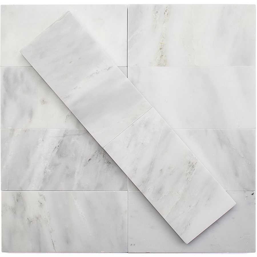Asian Statuary 3x6 Polished Marble Tile