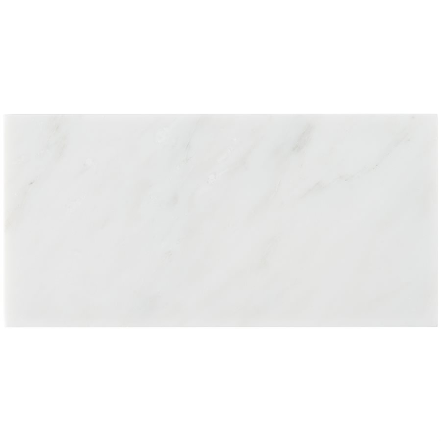 Asian Statuary 6x12 Polished Marble Tile