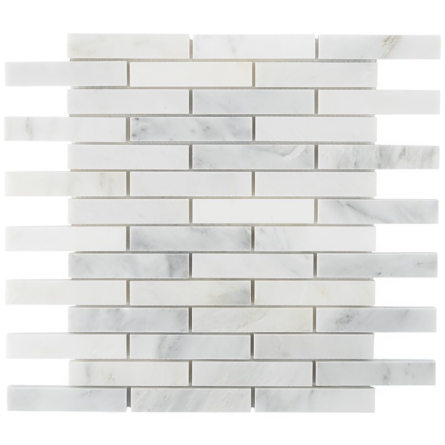 Asian Statuary 3/4x4 Piano Brick Polished Marble Tile