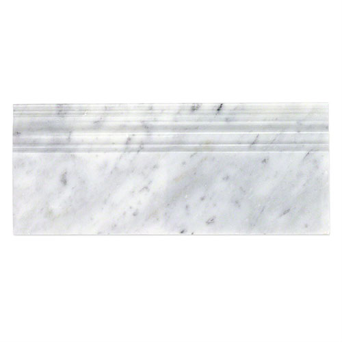 Base Molding White Carrara Marble Trim