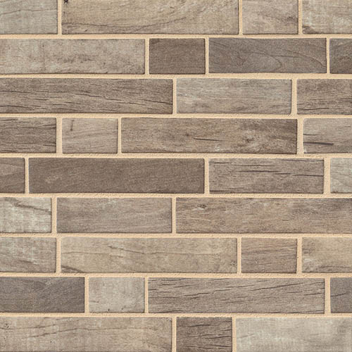 Recycled Glass Mosaic sheet tile in Driftwood Interlocking
