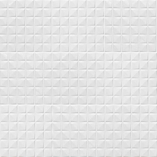 Ceramic tile in Dymo Chex White 12x24