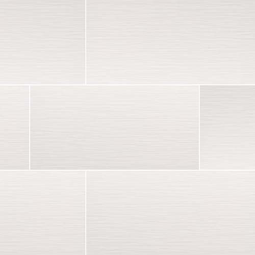 Ceramic tile in Dymo Stripe White 12x24
