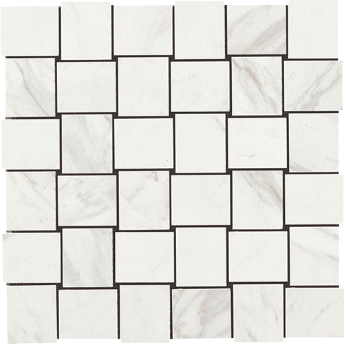 Marmi Calacatta Matte Mosaic 12 x 12 Mosaic Tile