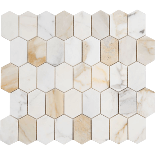 Montage Calacatta Gold 12.5 x 13.25 Mosaic Tile