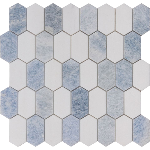 Montage Crystal Ocean 12.5 x 13.25 Mosaic Tile