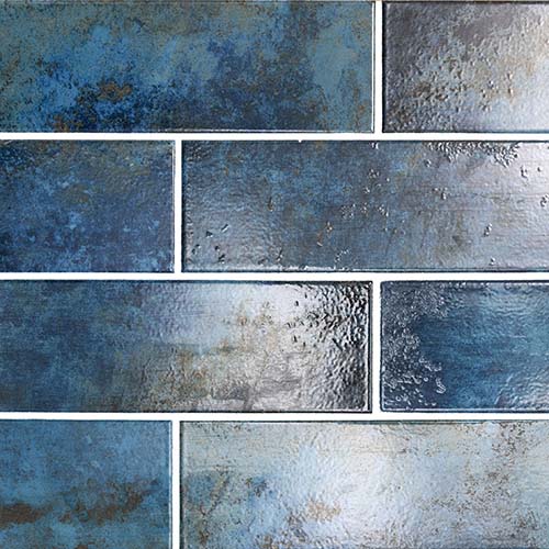 Ceramic tile in Marza Cobalt 4x12 Glossy