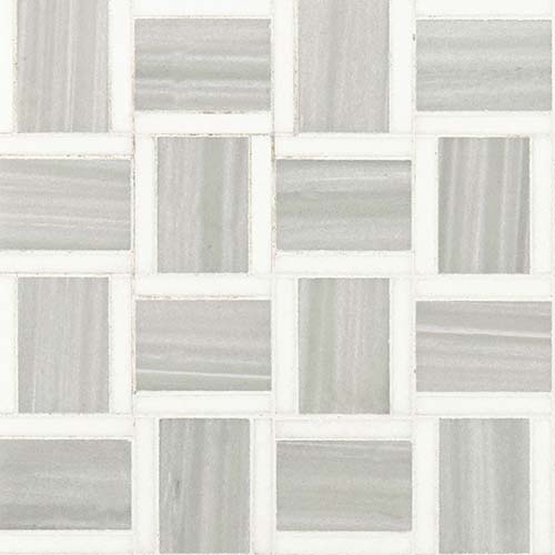 Marble Mosaic sheet tile in Peoria Pattern